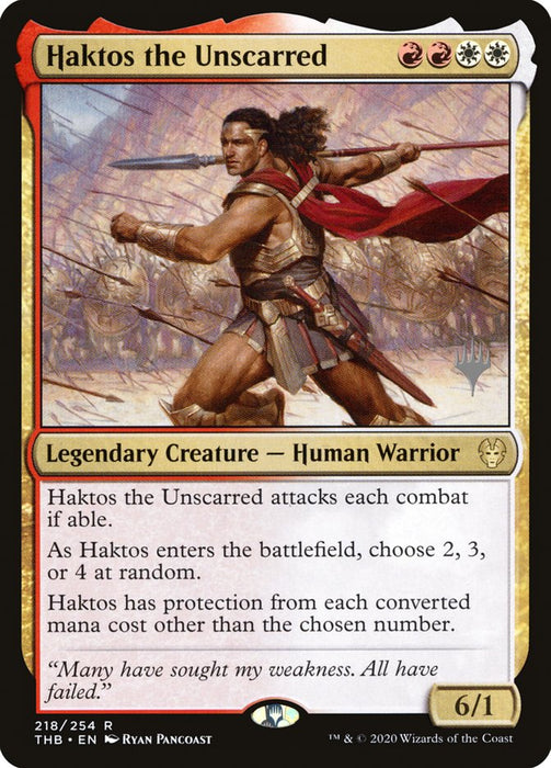 Haktos the Unscarred - Legendary