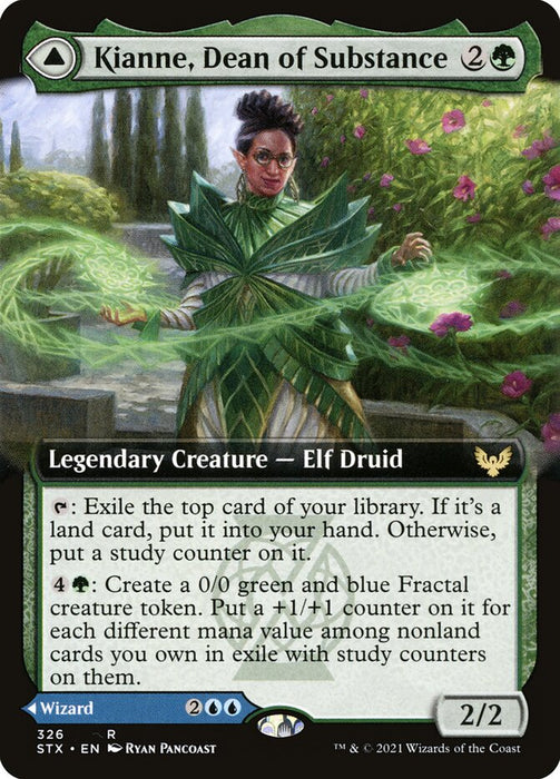 Kianne, Dean of Substance // Imbraham, Dean of Theory  - Legendary - Extended Art (Foil)