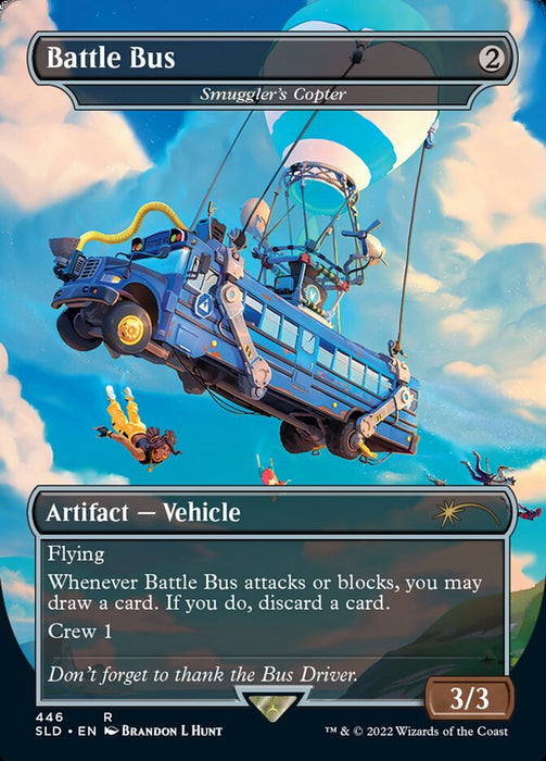 Battle Bus - Smuggler's Copter - Borderless - Full Art - Inverted