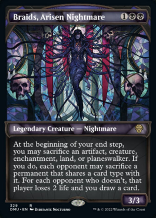 Braids, Arisen Nightmare - Showcase- Legendary- Textured (Foil)