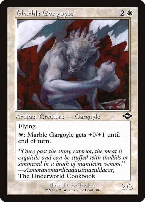 Marble Gargoyle - Retro Frame  (Foil)