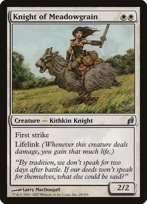 Knight of Meadowgrain  (Foil)