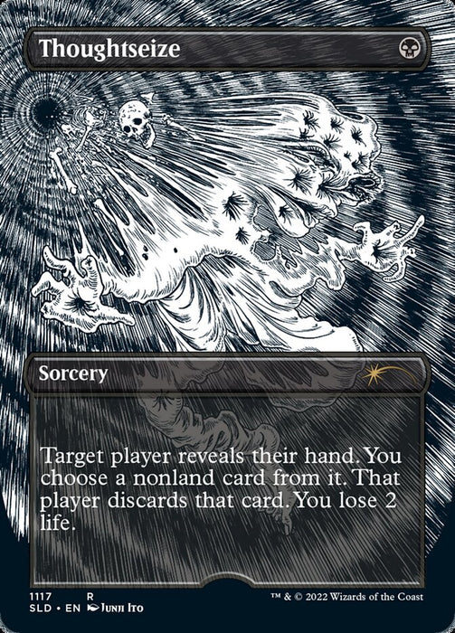 Thoughtseize - Borderless - Full Art - Inverted