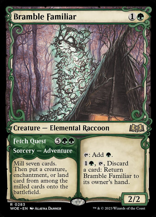 Bramble Familiar // Fetch Quest - Showcase (Foil)