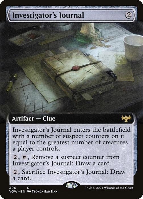 Investigator's Journal  - Extended Art (Foil)