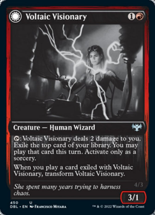 Voltaic Visionary // Volt-Charged Berserker  - Inverted (Foil)