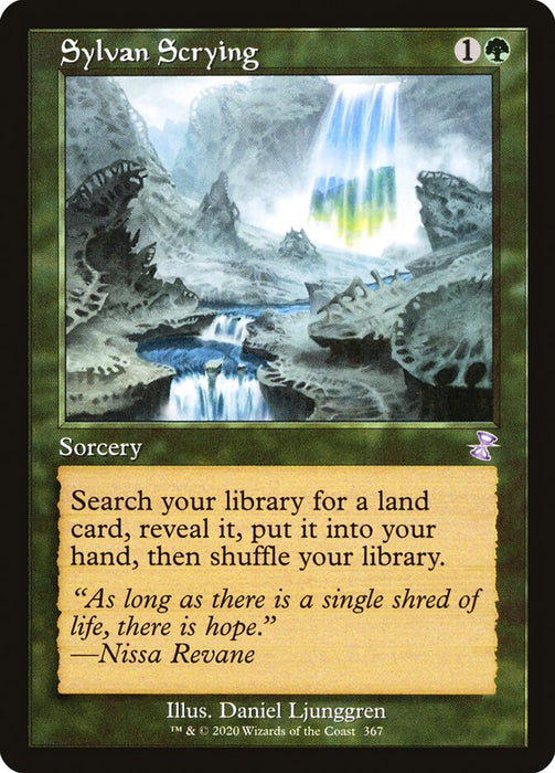 Sylvan Scrying - Retro Frame  (Foil)