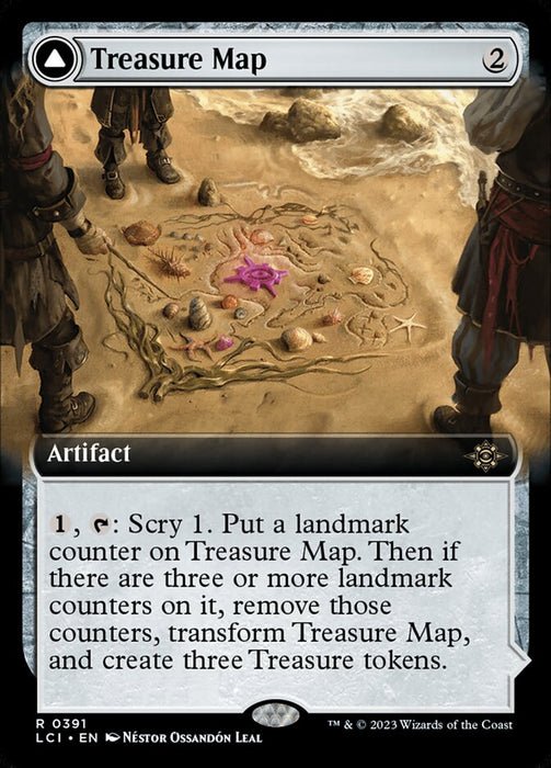 Treasure Map // Treasure Cove - Extended Art (Foil)