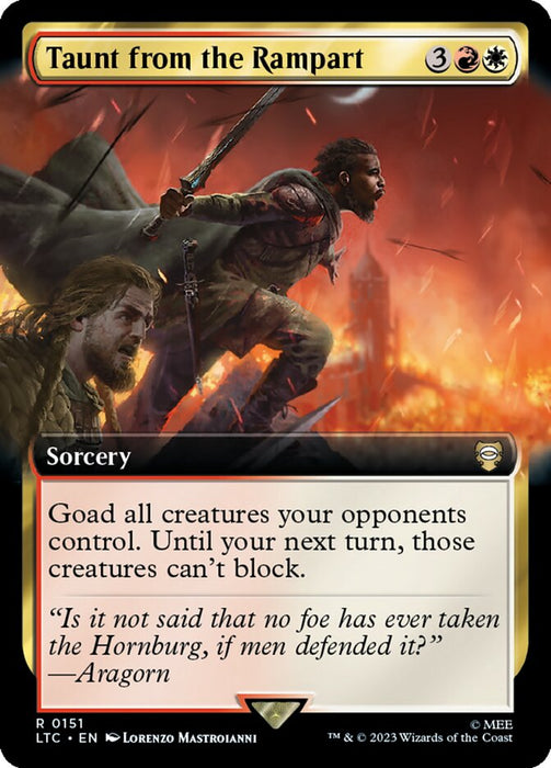 Taunt from the Rampart - Extended Art