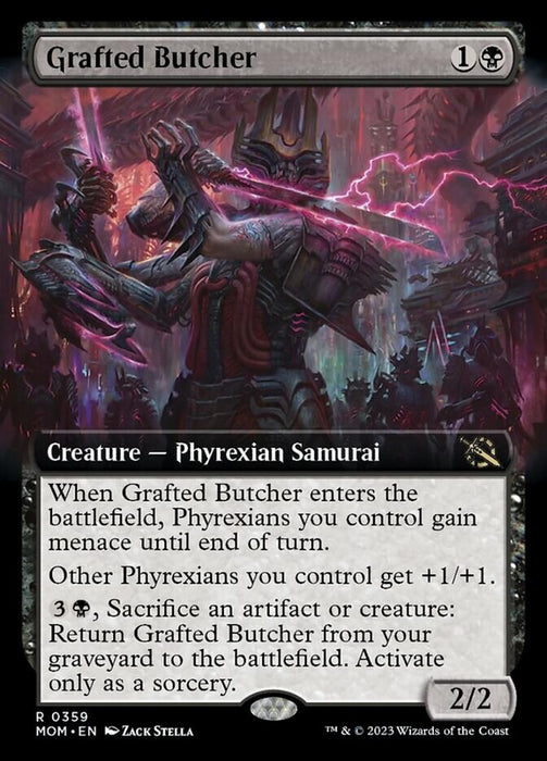 Grafted Butcher - Extended Art- Extended Art (Foil)