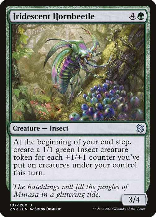 Iridescent Hornbeetle  (Foil)