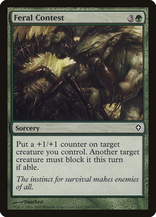 Feral Contest  (Foil)