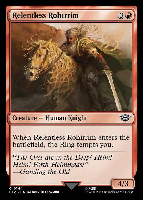 Relentless Rohirrim (Foil)