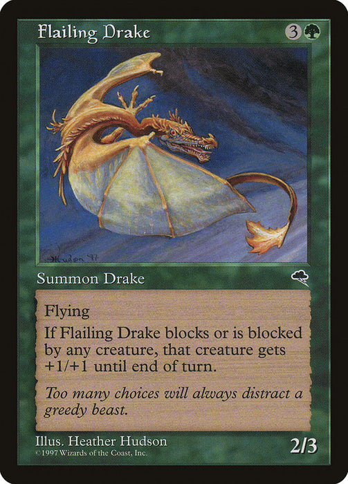 Flailing Drake