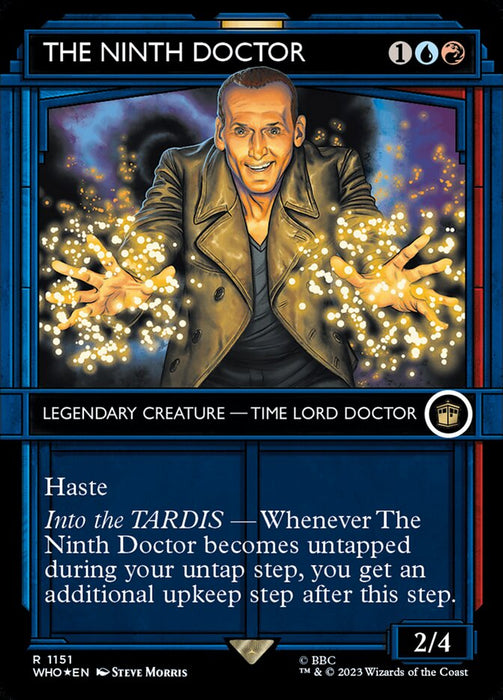 The Ninth Doctor - Borderless - Showcase- Legendary- Inverted (Foil)