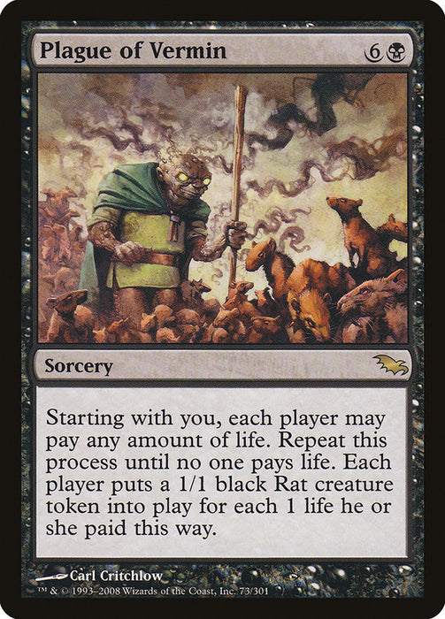 Plague of Vermin  (Foil)