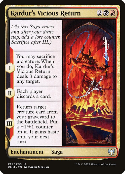 Kardur's Vicious Return  (Foil)