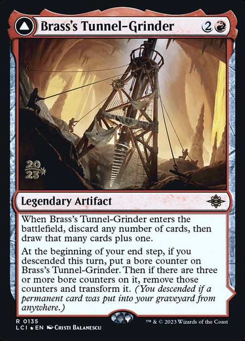 Brass's Tunnel-Grinder // Tecutlan, the Searing Rift - Legendary (Foil)