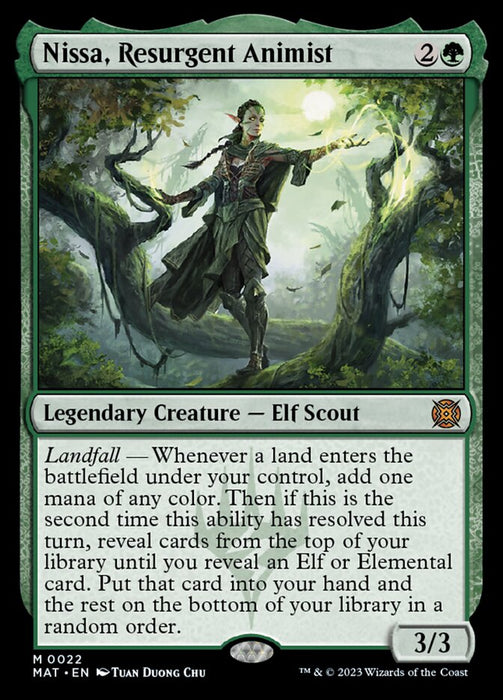 Nissa, Resurgent Animist - Legendary