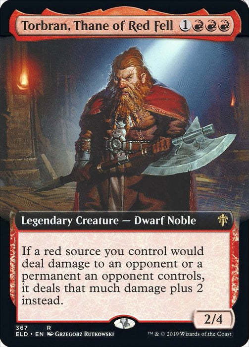 Torbran, Thane of Red Fell  - Legendary - Extended Art (Foil)