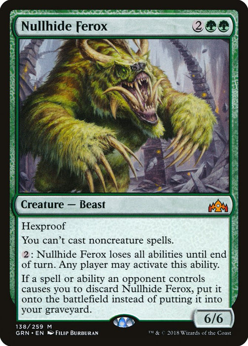 Nullhide Ferox  (Foil)