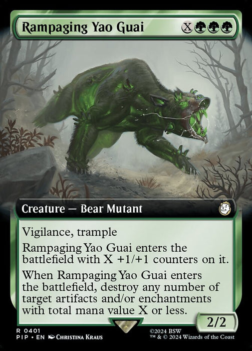 Rampaging Yao Guai - Extended Art (Foil)