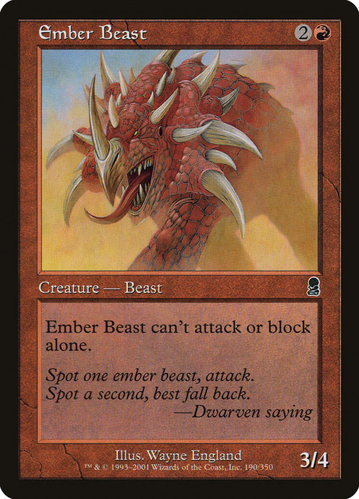 Ember Beast  (Foil)