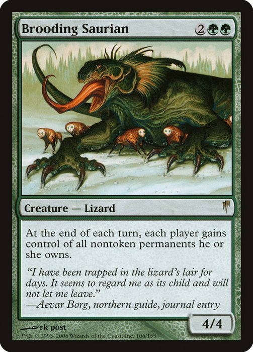 Brooding Saurian  (Foil)