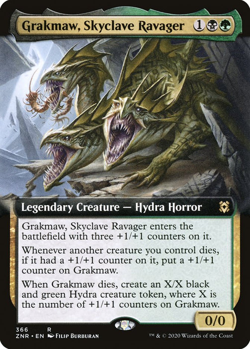 Grakmaw, Skyclave Ravager  - Legendary - Extended Art (Foil)