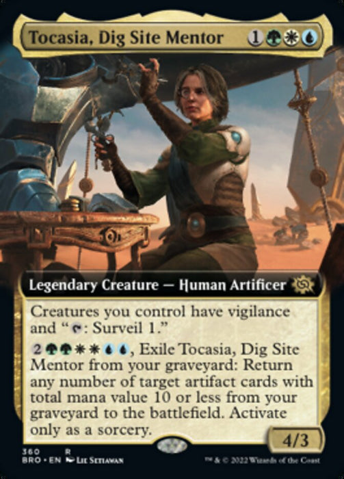 Tocasia, Dig Site Mentor - Extended Art- Legendary (Foil)