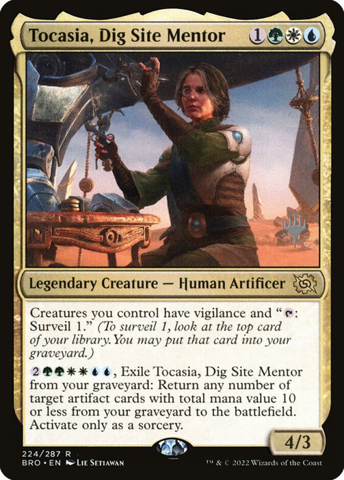 Tocasia, Dig Site Mentor - Legendary