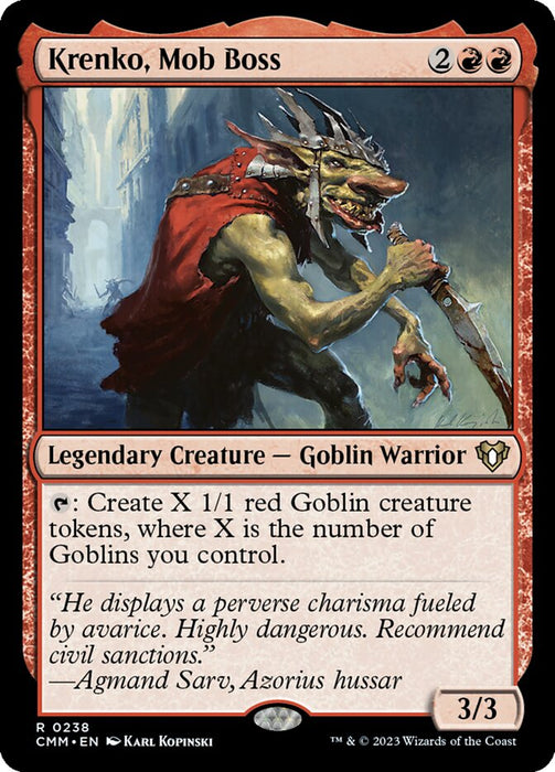 Krenko, Mob Boss - Legendary (Foil)