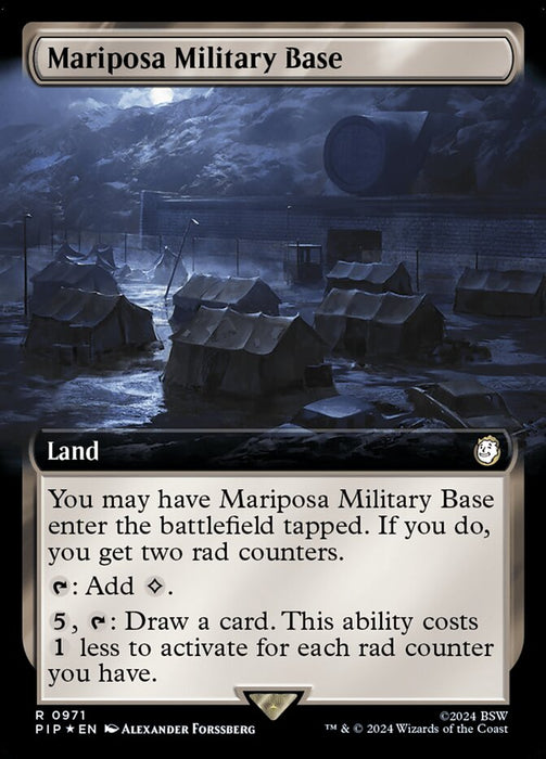 Mariposa Military Base - Extended Art (Foil)