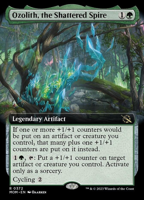 Ozolith, the Shattered Spire - Legendary- Extended Art- Extended Art (Foil)