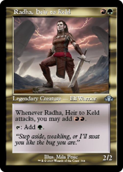 Radha, Heir to Keld - Retro Frame (Foil)