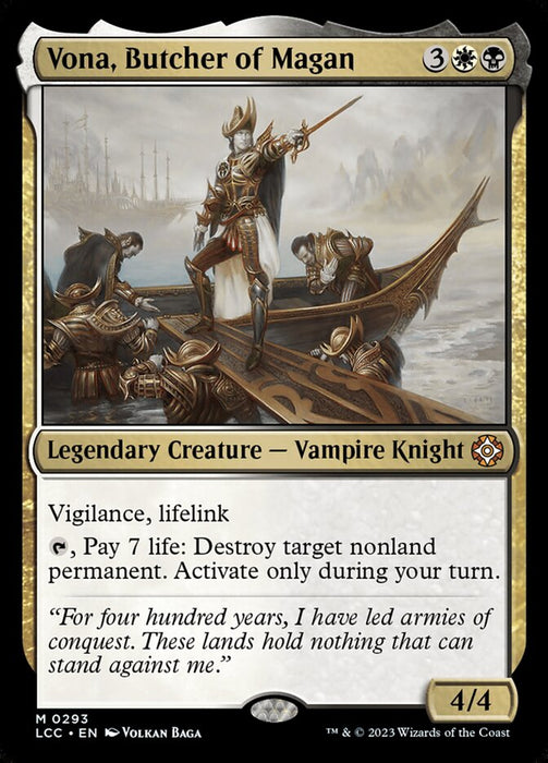 Vona, Butcher of Magan - Legendary