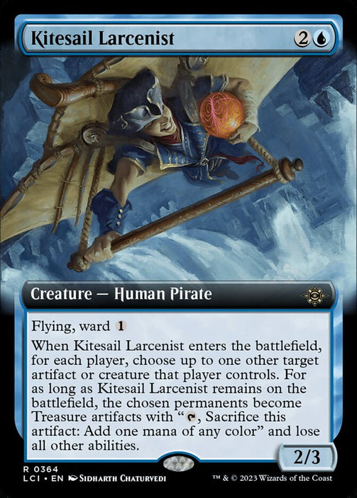 Kitesail Larcenist - Extended Art (Foil)