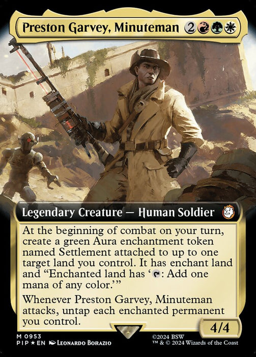 Preston Garvey, Minuteman - Legendary- Extended Art (Foil)