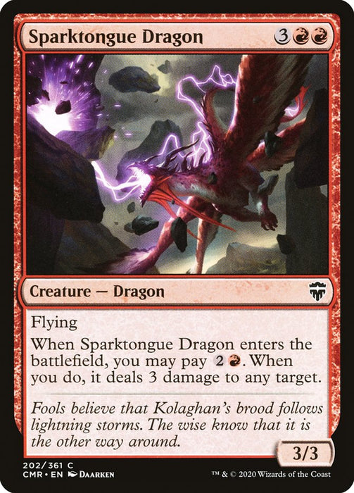 Sparktongue Dragon  (Foil)