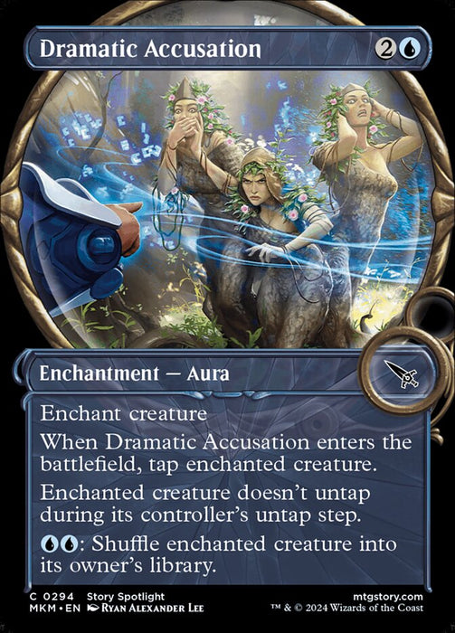 Dramatic Accusation - Showcase- Inverted (Foil)