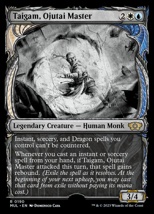 Taigam, Ojutai Master - Legendary- Showcase- Inverted (Foil)