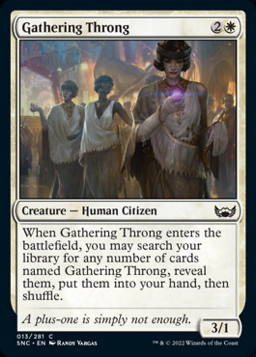 Gathering Throng  (Foil)