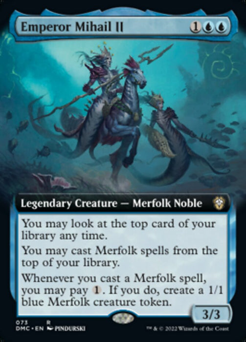 Emperor Mihail II - Extended Art- Legendary (Foil)