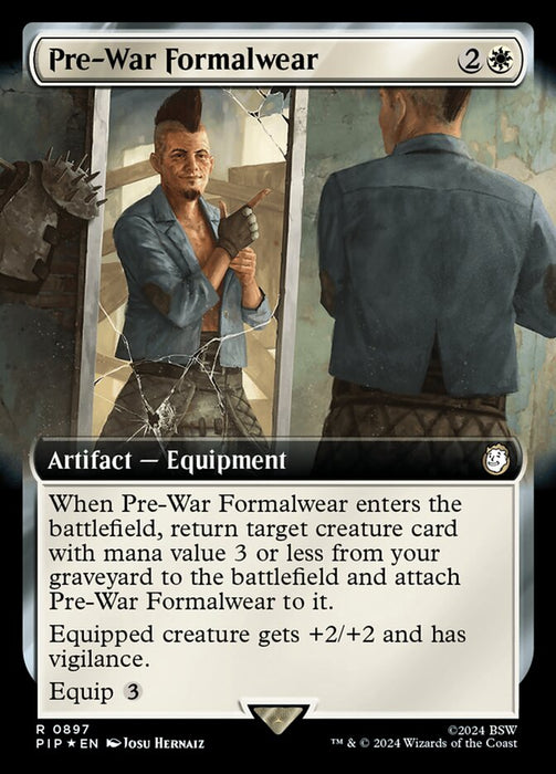 Pre-War Formalwear - Extended Art (Foil)