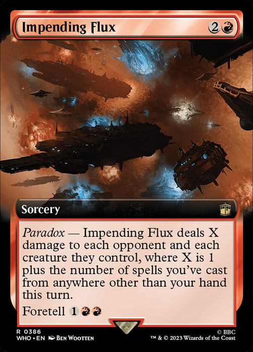 Impending Flux - Extended Art (Foil)