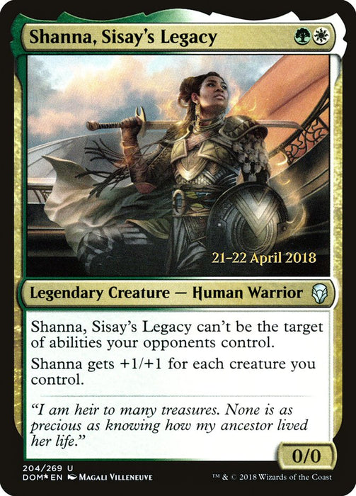 Shanna, Sisay's Legacy  - Legendary (Foil)