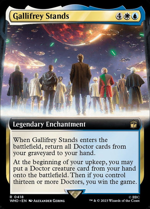 Gallifrey Stands - Legendary- Extended Art (Foil)