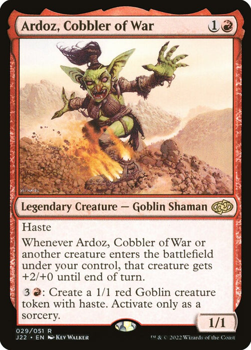 Ardoz, Cobbler of War - Legendary