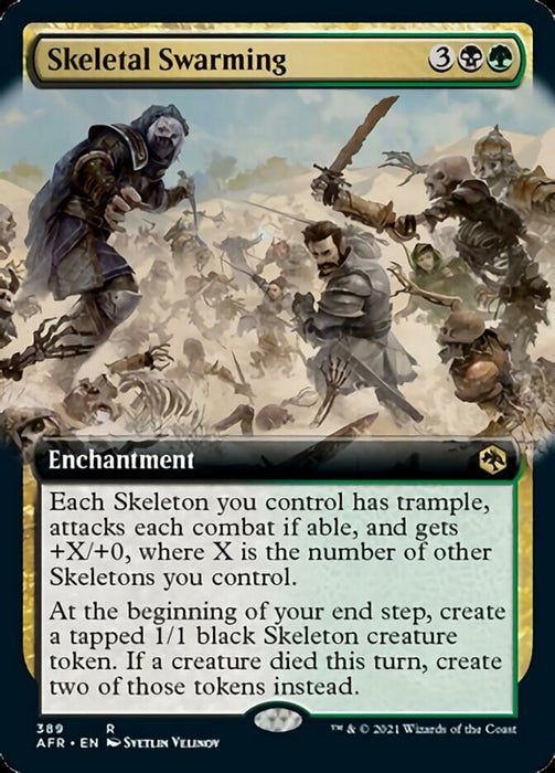 Skeletal Swarming  - Extended Art