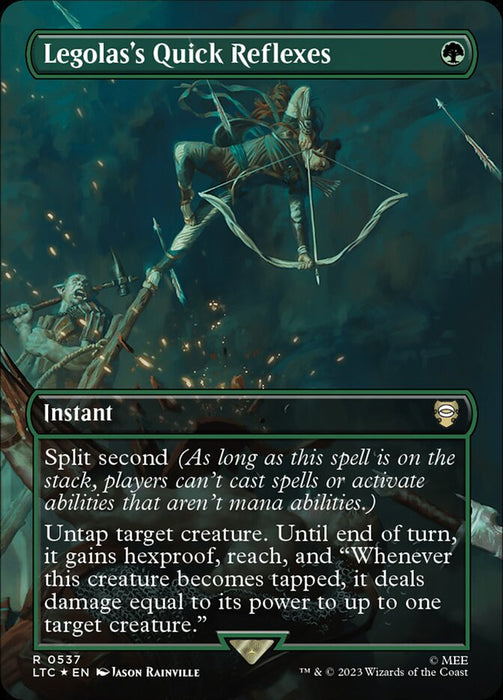 Legolas's Quick Reflexes - Borderless - Inverted (Foil)